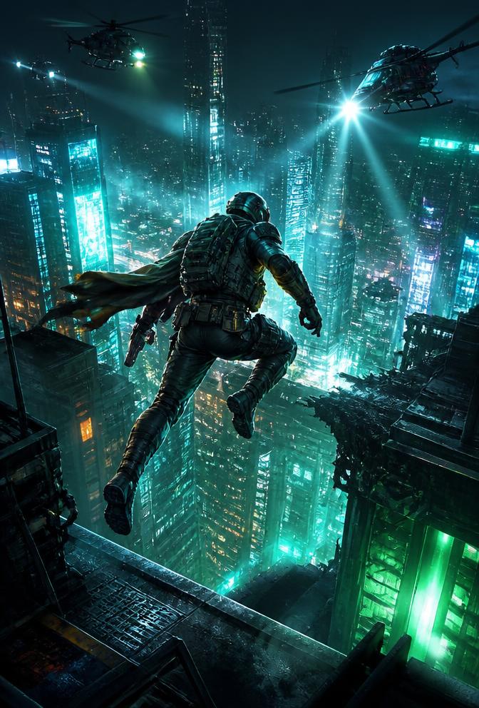 Pôster do lançamento de ação Neon Assault de 2026